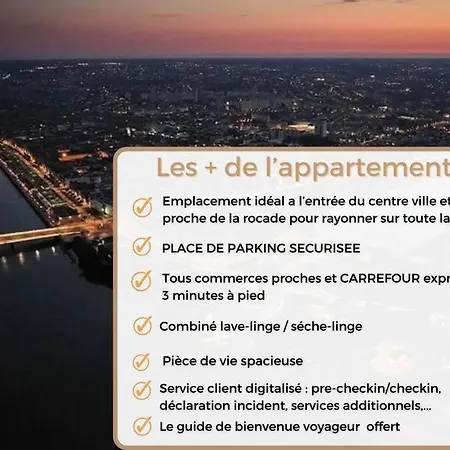 Parking, Spacieux, Calme, - Heiwana Διαμέρισμα Talence